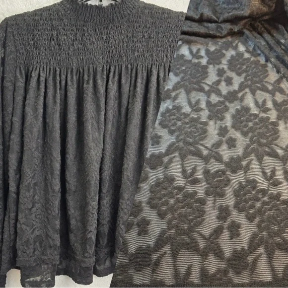 Anthropologie Deletta Amanna
Lace Peasant Olive Green Blouse Top Small - Picture 6 of 11